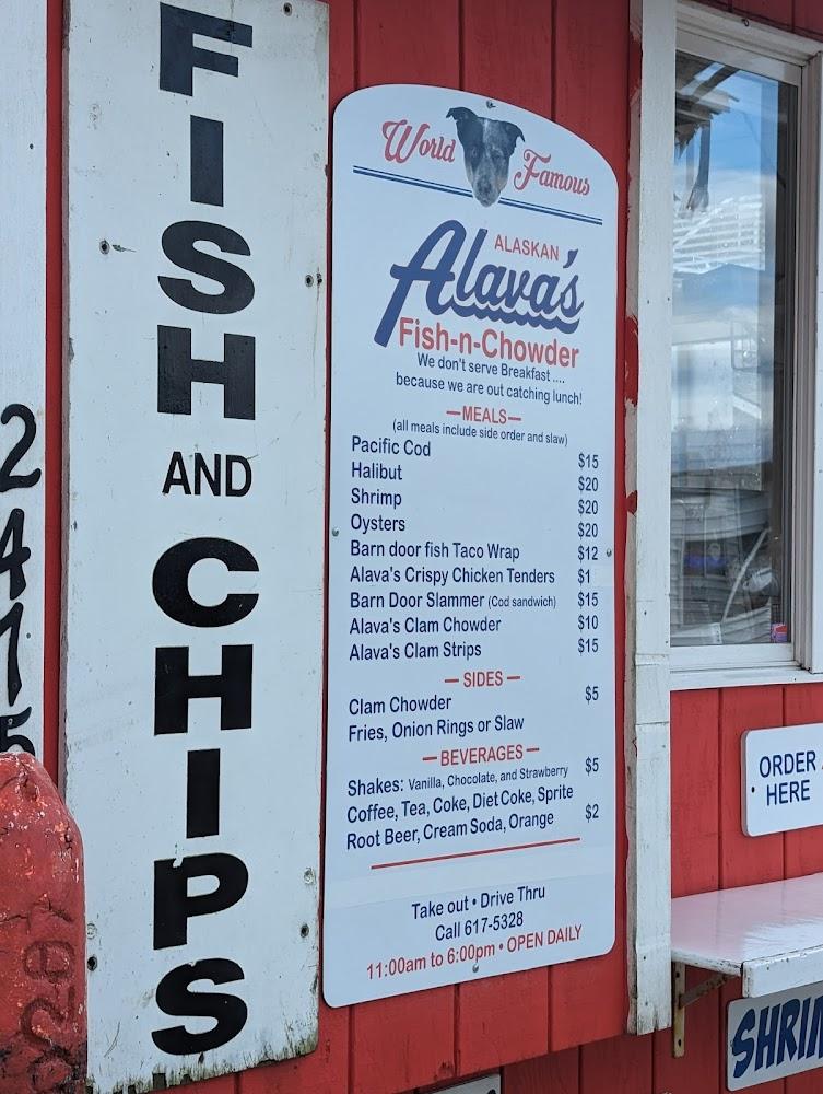 Alava's Fish-n-Chowder Menu image 4